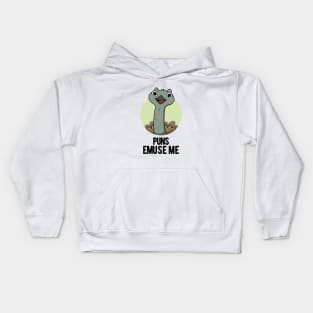 Puns Emuse Me Funny Emu Pun Kids Hoodie